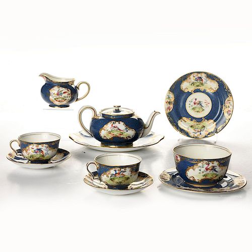 10PC ROYAL DOULTON ART DECO TEA AND