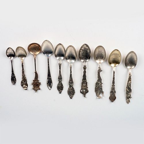 10PC STERLING SILVER NATIVE