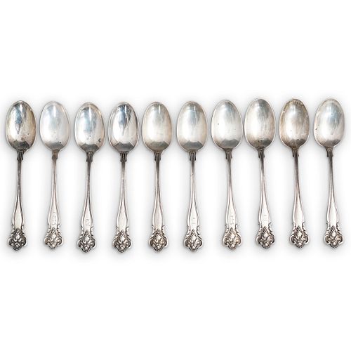 (10PC) STERLING SILVER