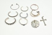 10PC. STERLING TIFFANY, MEXICA