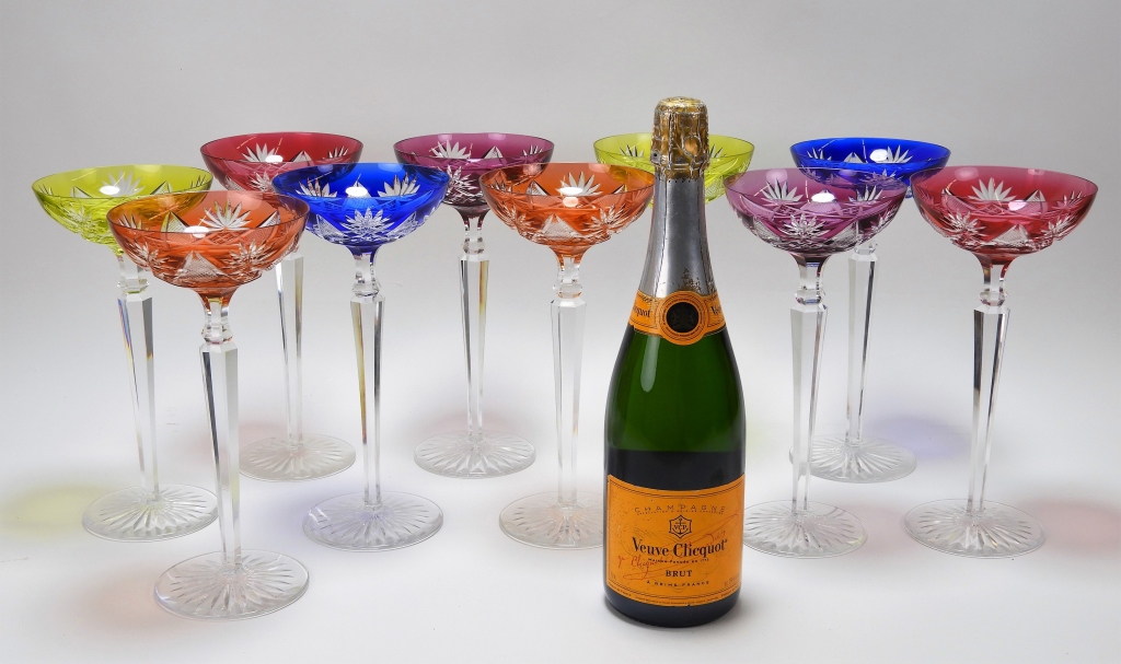 10PC VAL ST. LAMBERT CHAMPAGNE