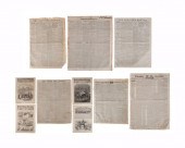 10PCS US NEWSPAPERS AND PERIOD