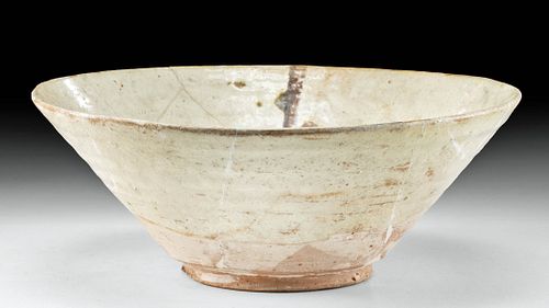 10TH C. NISHAPUR WHITE GLAZED