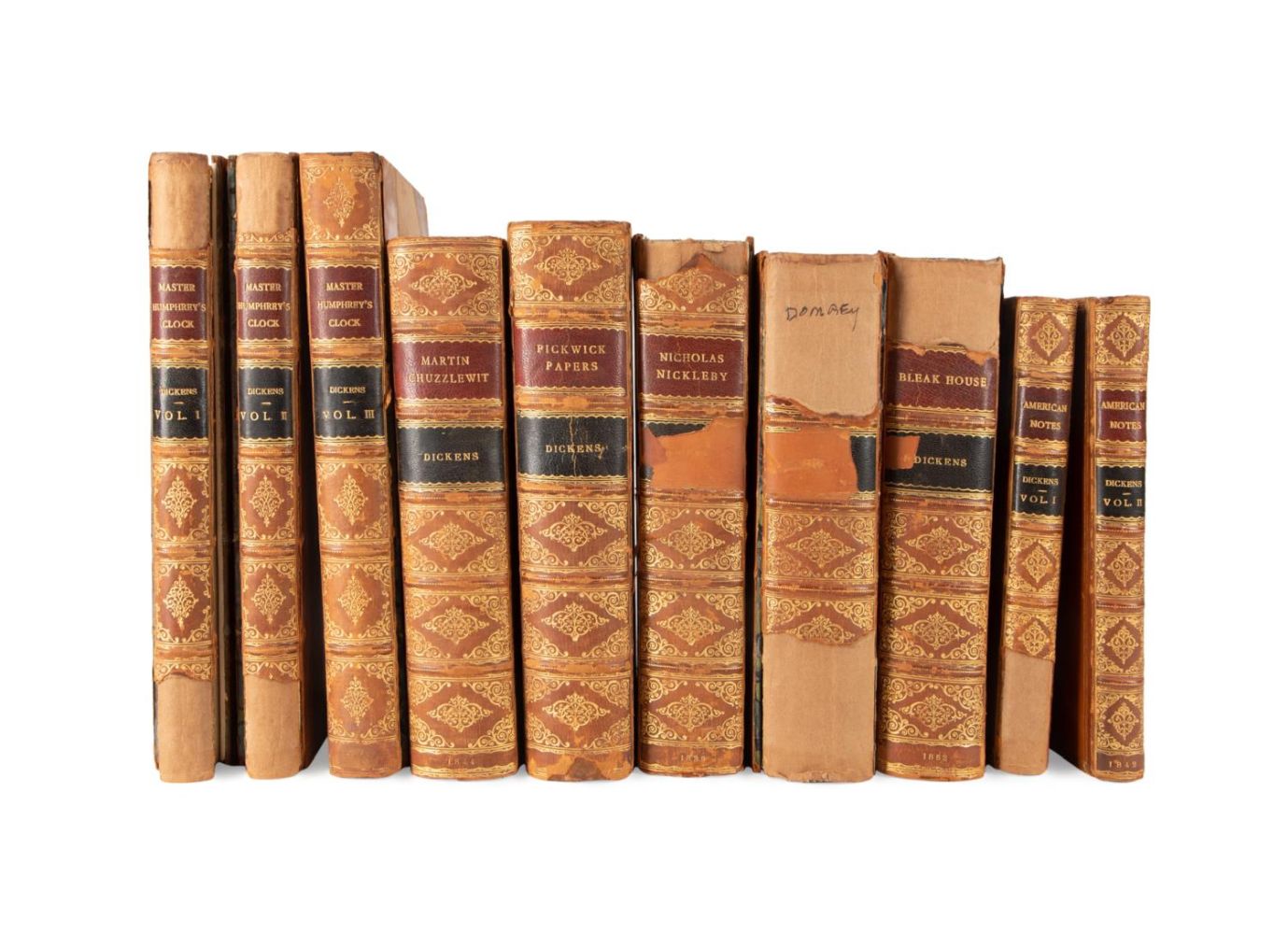 10VOL C. DICKENS, FINELY BOUND