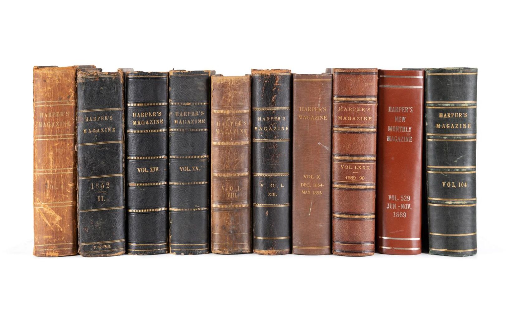 10VOL HARPER'S MAGAZINE BOUND