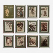 11 ARTHUR RACKHAM FRAMED ILLUS