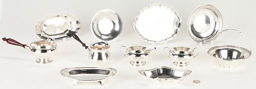 11 ASST. STERLING SILVER HOLLOWWARE