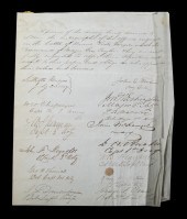 (11) AUTOGRAPHS OF VETERANS OF