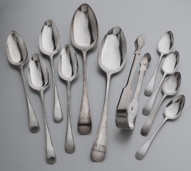 (11) Bateman sterling silver