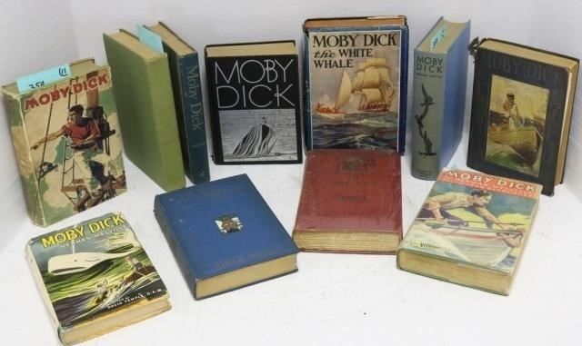 11 BOOKS TITLED "MOBY DICK"  BY