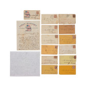 11 CIVIL WAR LETTERS W/ENVELOP
