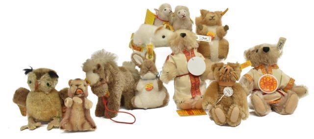 (11) COLLECTION OF STEIFF MINIATURE