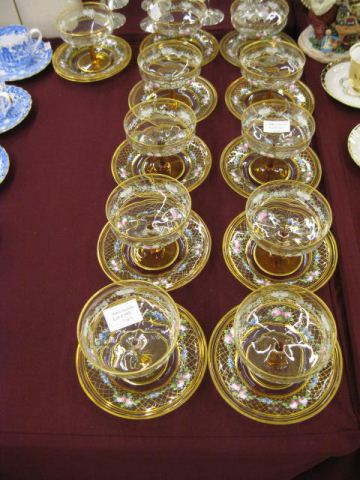 11 Elegant Enameled Crystal Dessert