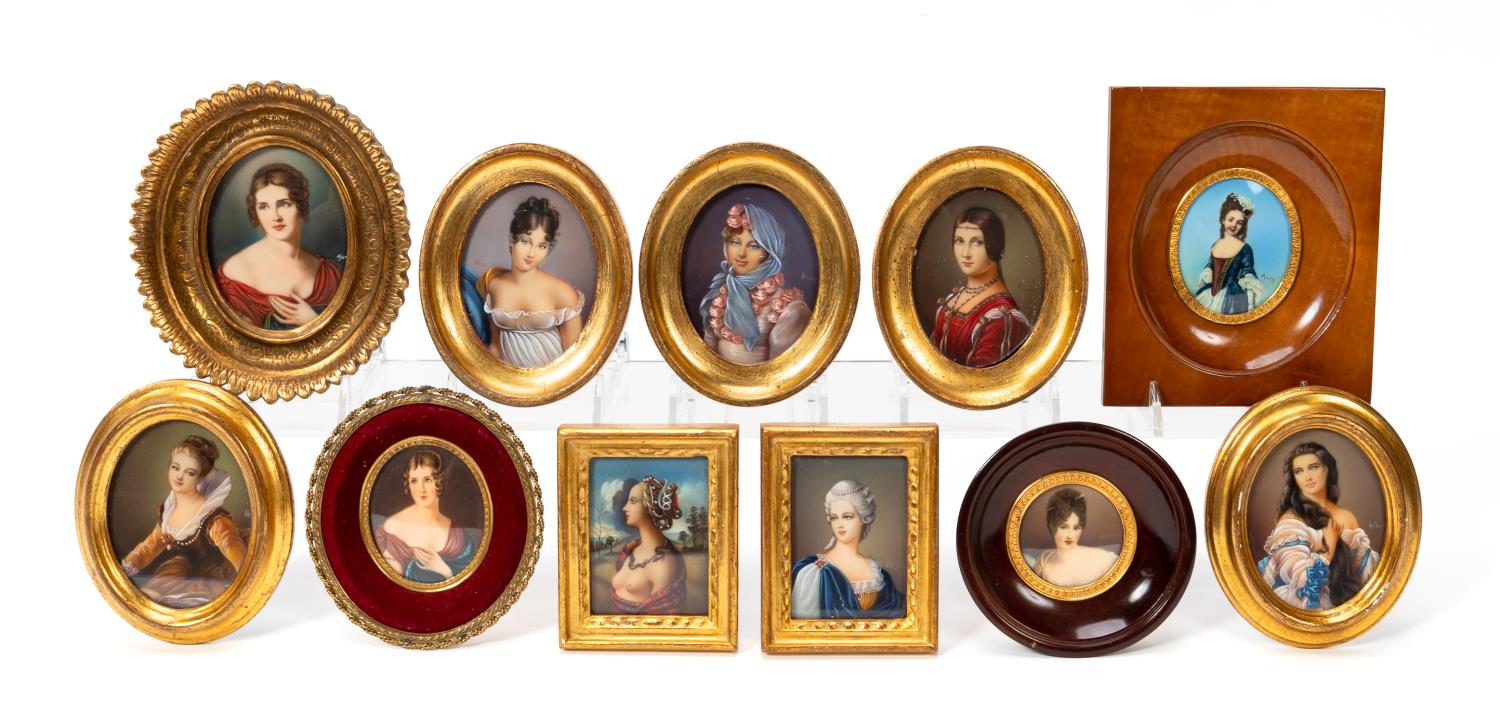 11 FEMALE FIGURAL MINIATURE