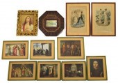 (11) FRAMED PRINTS, FRENCH FAS
