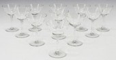 (11) FRENCH BACCARAT CRYSTAL L