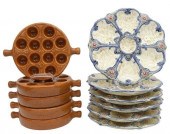 (11) FRENCH CERAMIC OYSTER & E