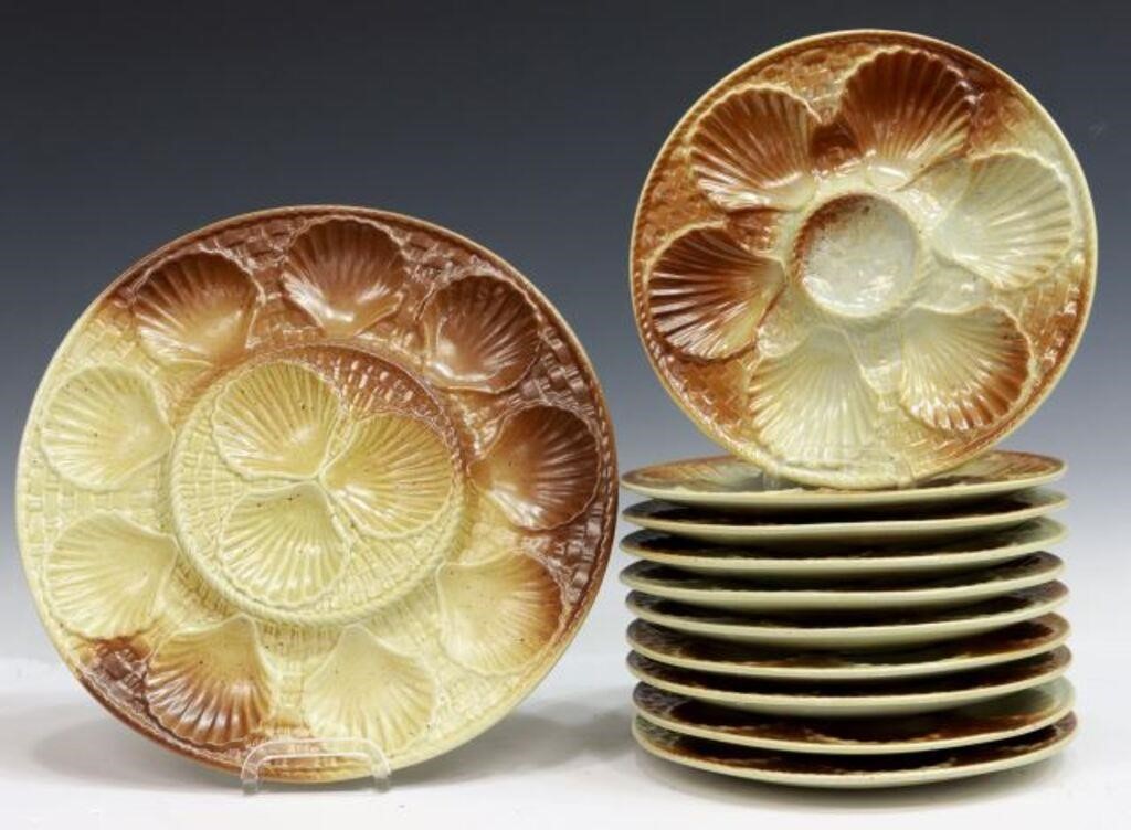 (11) FRENCH CHANTILLY FAIENCE