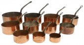 (11) FRENCH COPPER GRADUATED S