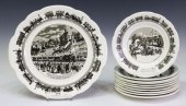 (11) FRENCH GIEN FAIENCE RAILW