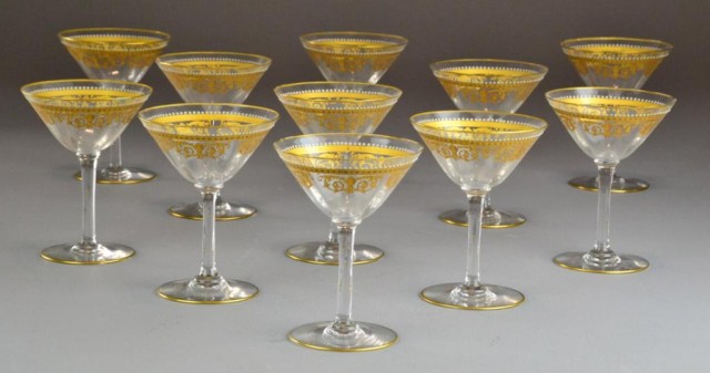 (11) French Gilt & Enameled