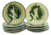 (11) FRENCH MAJOLICA  ASPARAGU