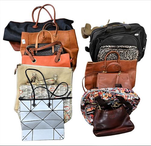 11 HANDBAGS/PURSES, TO INCLUDE A