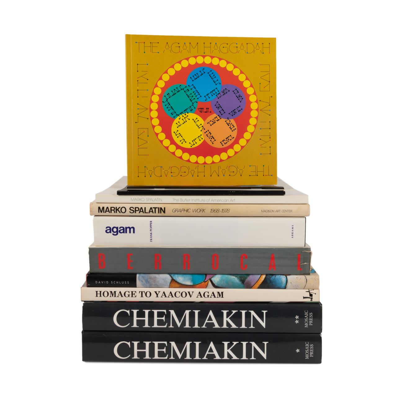 11 HARD AND SOFT COVER ART BOOKS