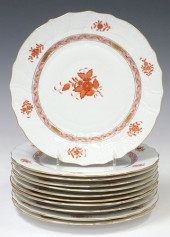 (11) HEREND CHINESE BOUQUET RU