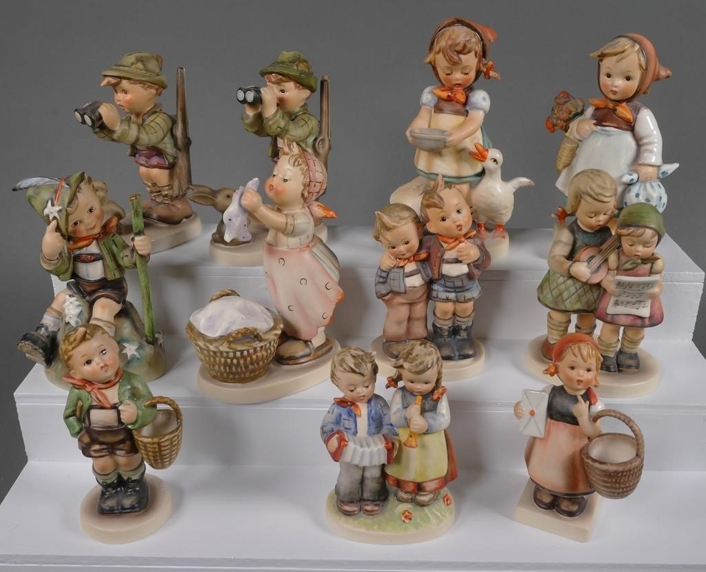 (11) HUMMEL FIGURINES