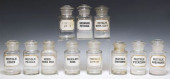 (11) ITALIAN CLEAR GLASS APOTH