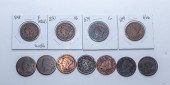 11 LARGE CENTS, FOUR ARE PROBL