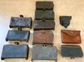 (11) LEATHER AMMO POUCHES (11)