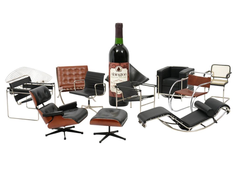 11 MINIATURE VITRA CHAIRS11