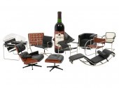 11 MINIATURE VITRA CHAIRS11 Mi