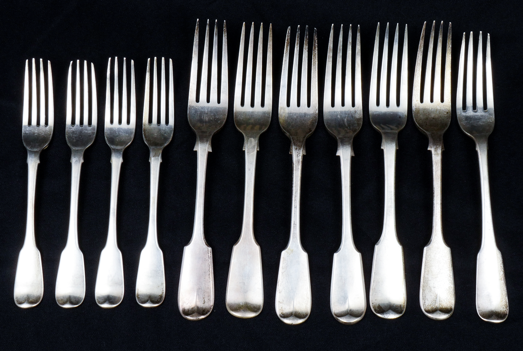 11 PC. EARLY ENGLISH STERLING