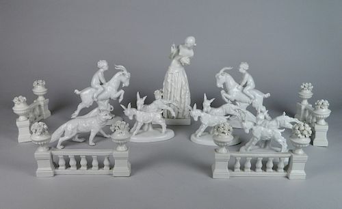 11 PC GERMAN PORCELAIN