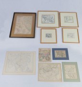 11 PC. MAP COLLECTION: Compris