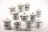 (11 PCS) ENAMELED TINWARE - La