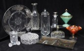 (11) Pcs glass, c/o 14-3/8" si