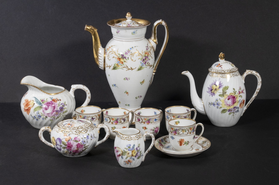 (11 PCS) HAND PAINTED GERMAN