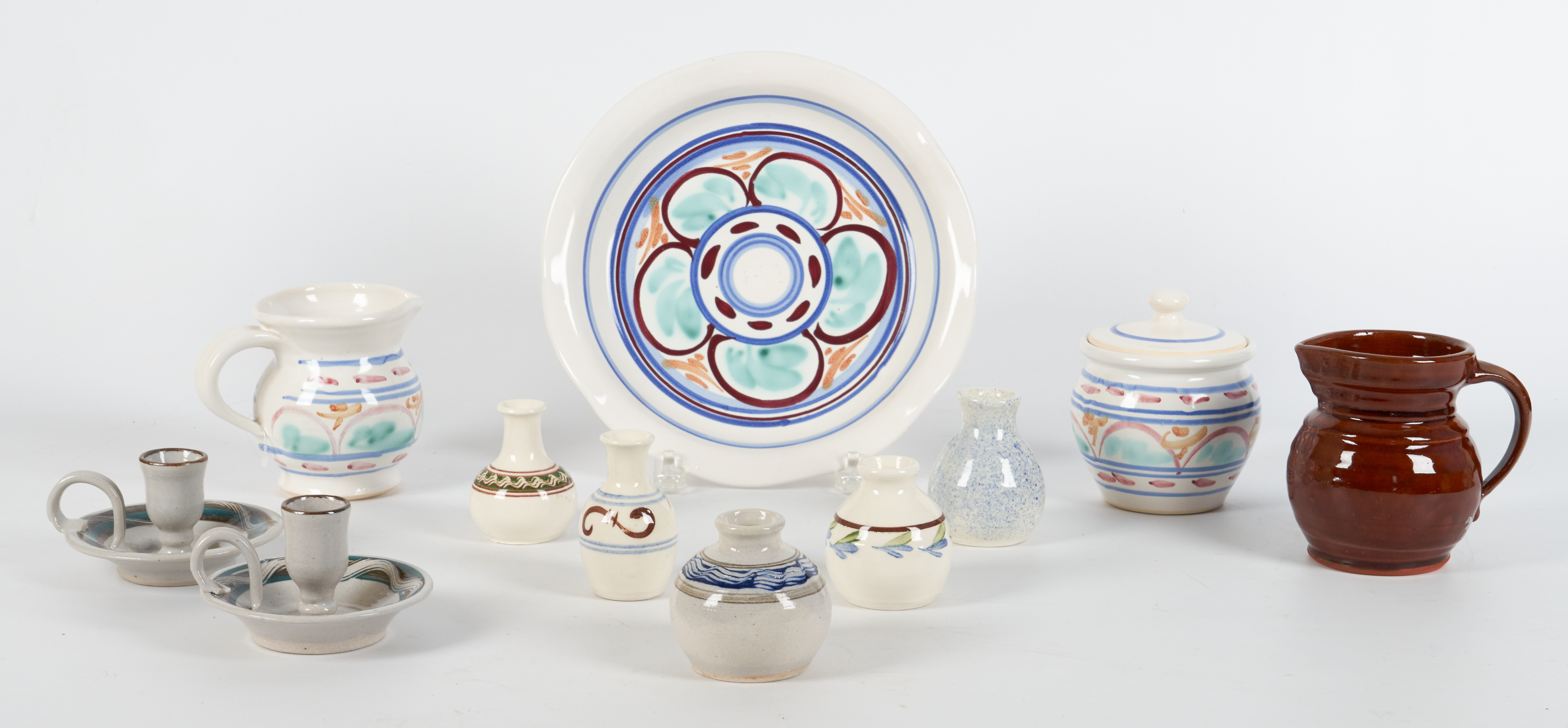 (11) Pcs Jamestown Pottery,