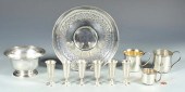 11 PCS STERLING SILVER TABLE H