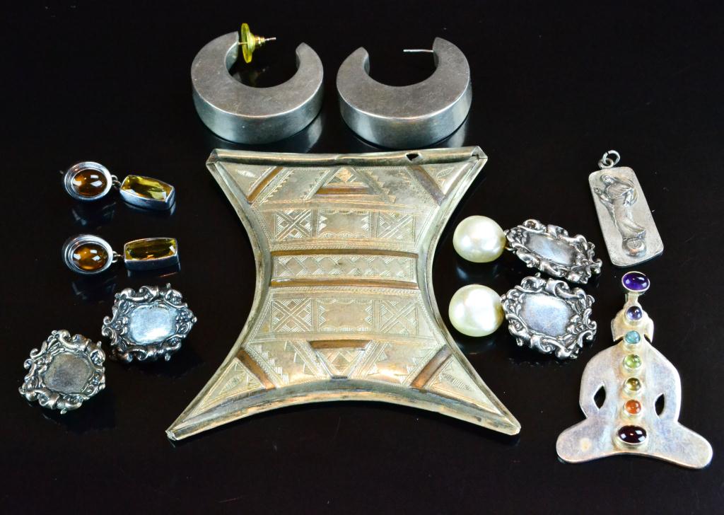 (11) Pcs. Sterling Silver with
