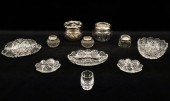 11 PIECE LOT OF GLASSWARE AND