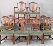 11 PIECE MAHOGANY DINING SET11