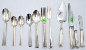 11 PIECE PARTIAL CHRISTOFLE FR