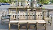 11 PIECE TEAK OUTDOOR SET11 Pi