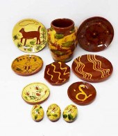 11 PIECES OF BREININGER REDWAR