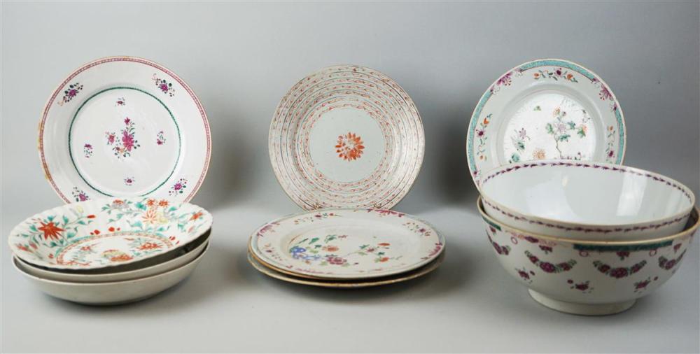 11 PIECES OF VARIOUS CHINESE EXPORT